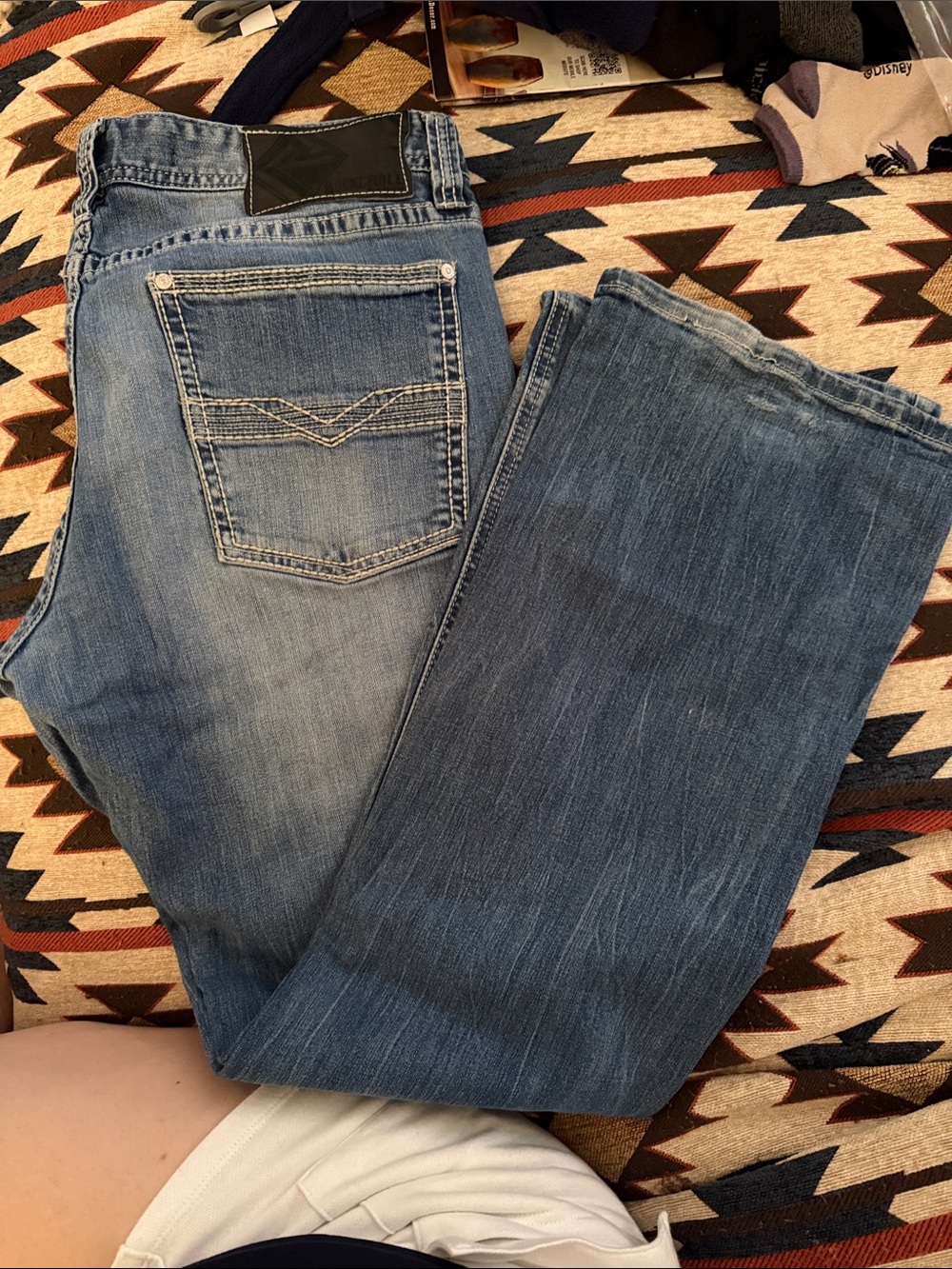 Men's Rock & Roll Bootcut Jeans in Mid Blue Wash — Classic Everyday Style
